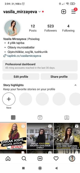 Professional SMM xizmati.