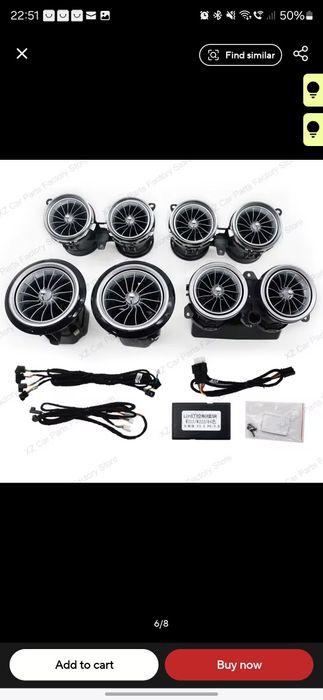 Set grile ventilatie fata spate Model Nou Mercedes E Class W213