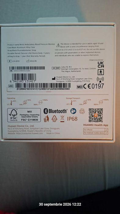 Smartwatch Huawei D2 în garanție