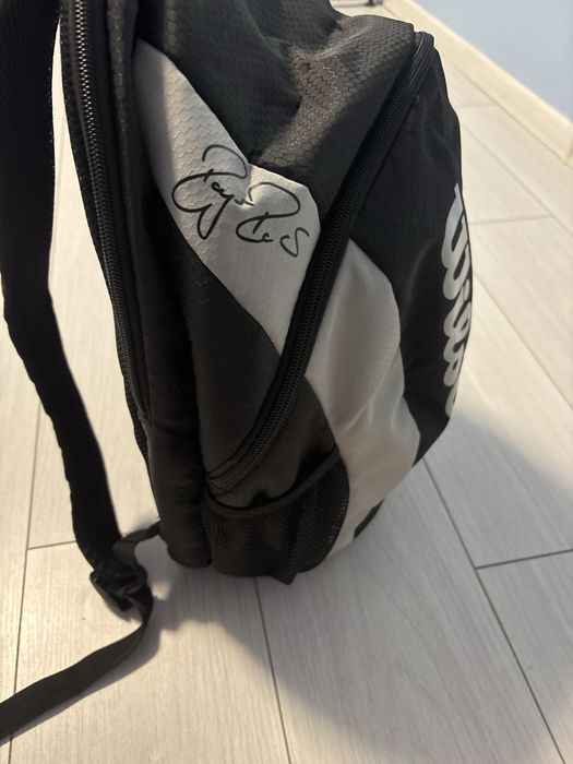 Раница Wilson Roger Federer Team, unisex, Черен