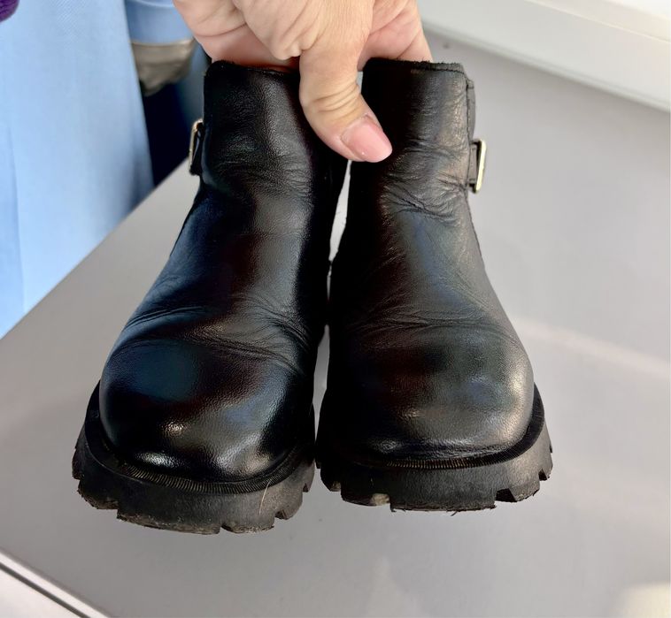 Ghete Zara marimea 26 piele naturala