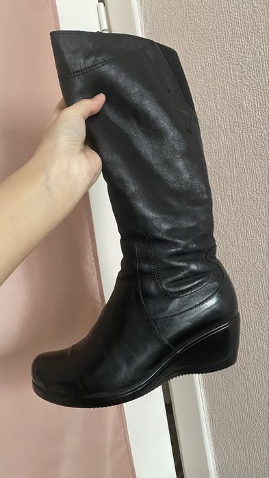 Сапоги кожа зима 36