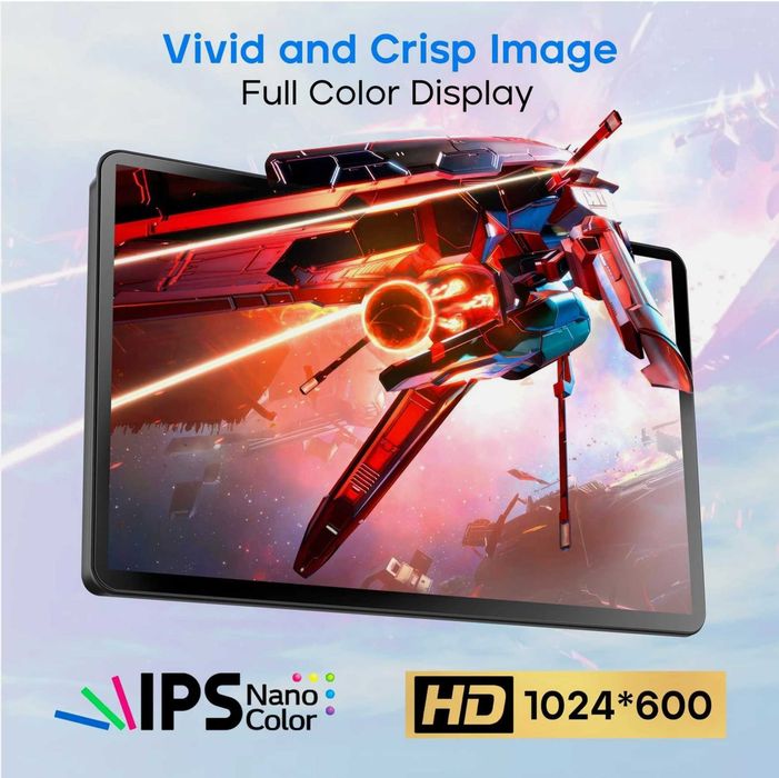 Monitor 10.1 inch Touchscreen  with Case for Raspberry Pi IPS 1024x600 HDMI Speakers
