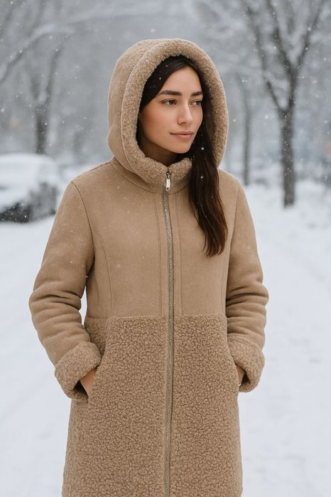 Дубленка Тедди в состоянии новой