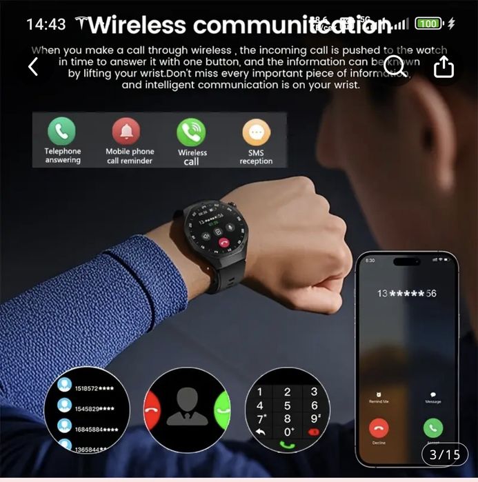 Смарт Часовник S5 Paearofero