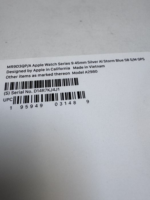 Apple watch seria 9 45 mm