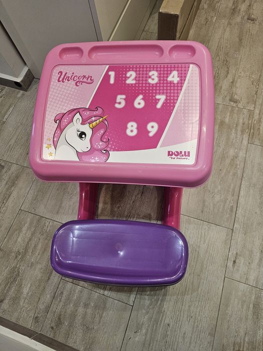 Детски чин с пейка Dolu Unicorn