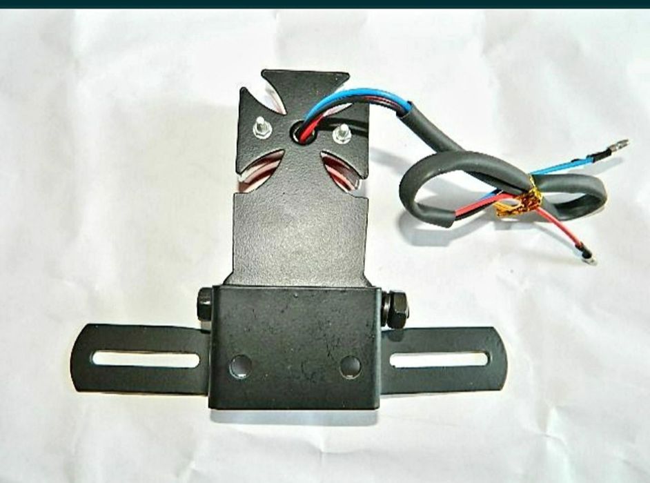 Suport număr moto cu stop choper