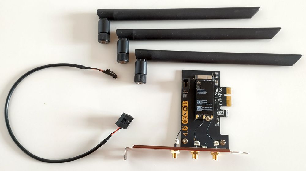 Wi-Fi и Bluetooth комбинированная карта на разъем PCIe