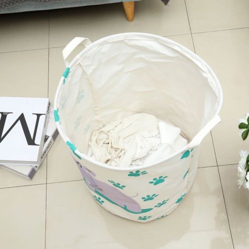 Корзина для игрушек круглая