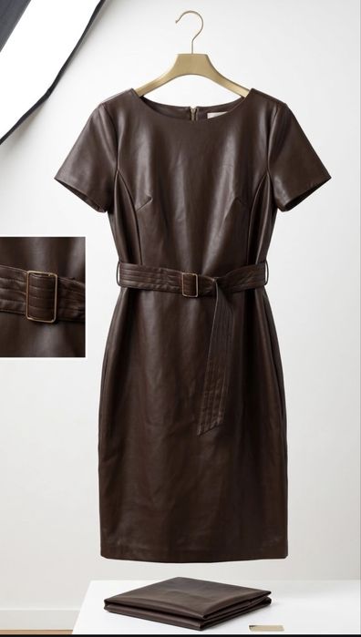 Rochie Calvin Klein - Imitație Piele, Elegantă și Modernă