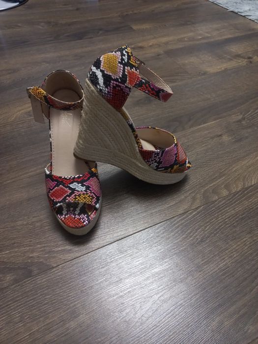 Espadrile dama cu platforma Sergio Todzi, model animal print