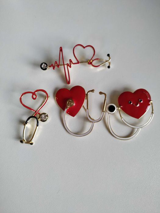 брошка стереоскоп подарък за лекар фармацевт медицинска сестра студент