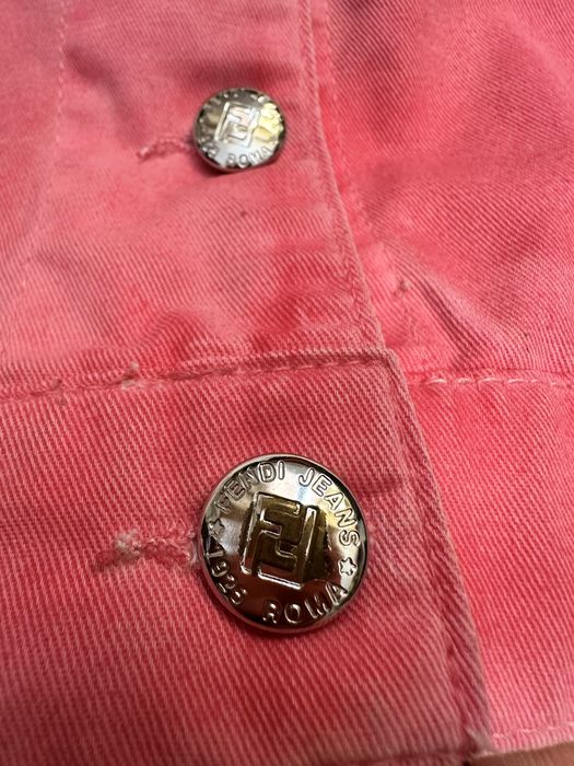Намаление ! Оригинално яке Fendi Jeans, 40 IT +  подарък топ с камъчета  Rocco Barocco