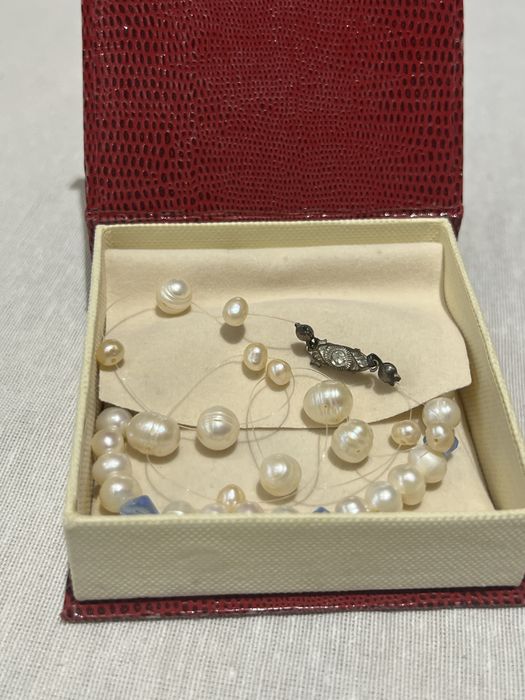 Yuno перли - колие и гривна с бели перли