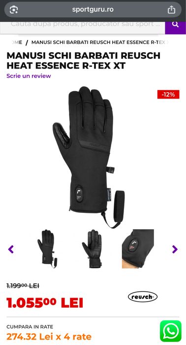 Manusi ski/drumetie incalzite