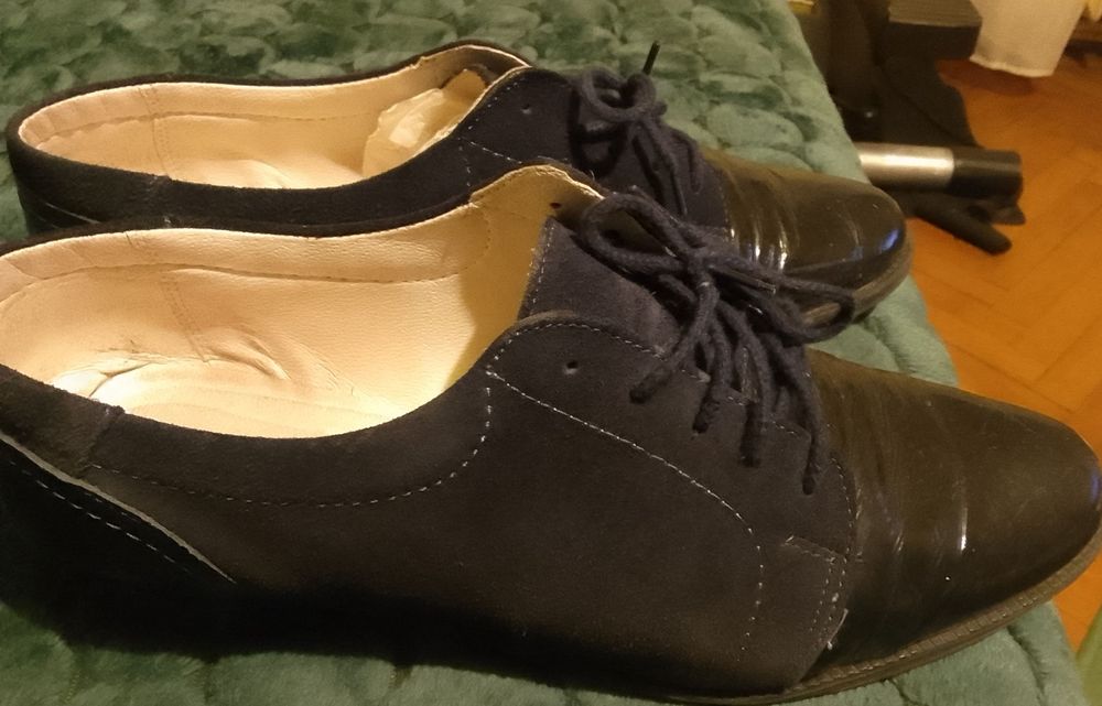 Pantofi office damă material piele intoarsa