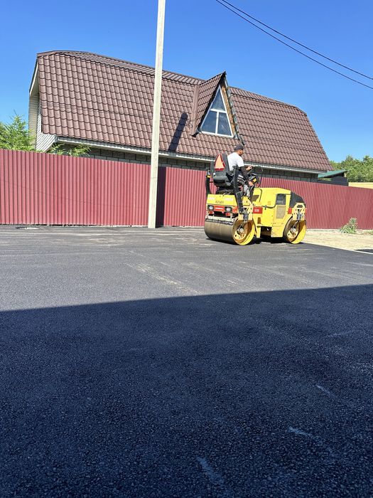 Асфальтрование Укладка асфальта Асфальт