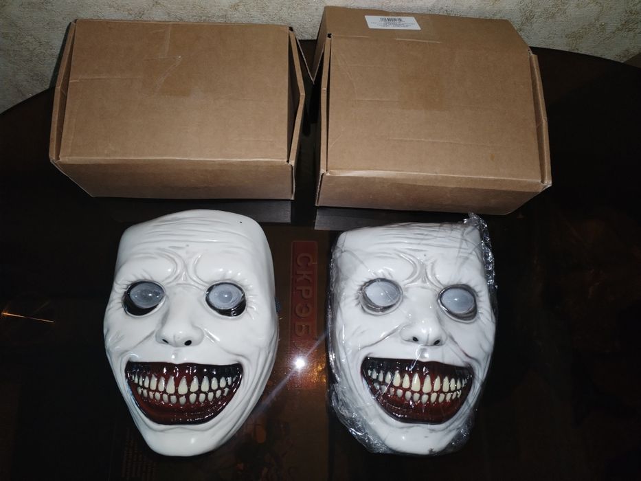 Маска бабадук. Хеллоуин Пластик Резина варианты Китай Новые