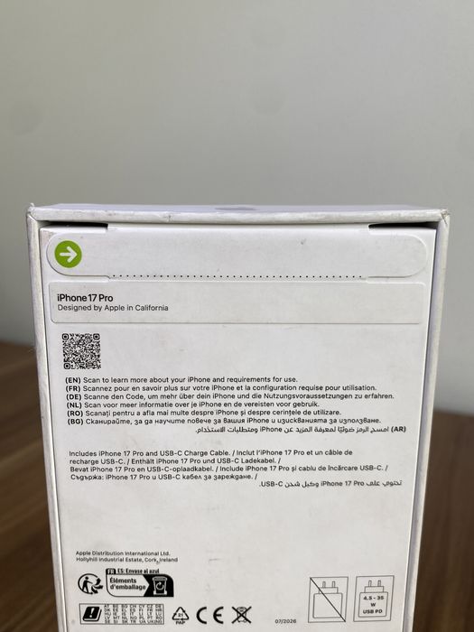 iPhone 17 Pro, 256 GB, Silver, Sigilat, Cod produs: 6758