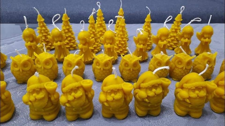 Свещи от пчелен восък