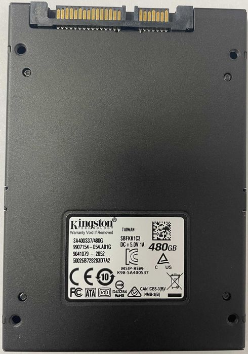 Твердотельный накопитель SSD Kingston A400 / 480G