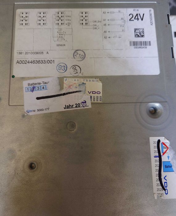 Vand Tahograf VDO DTCO 2.1 an 2013 + Impulsor