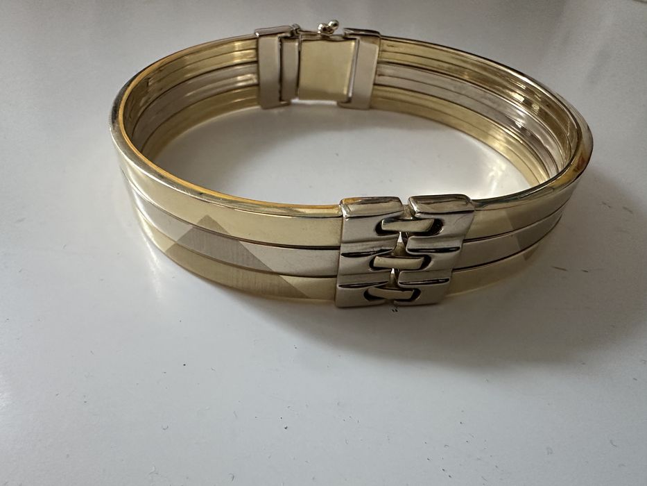 Bratara fixa barbateasca aur 14k