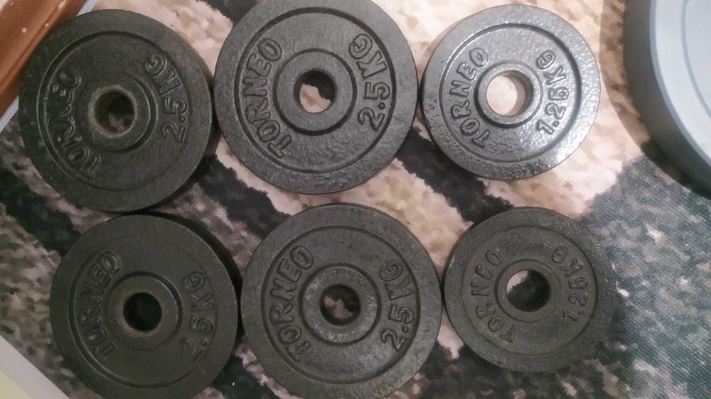 Гантели с блинами