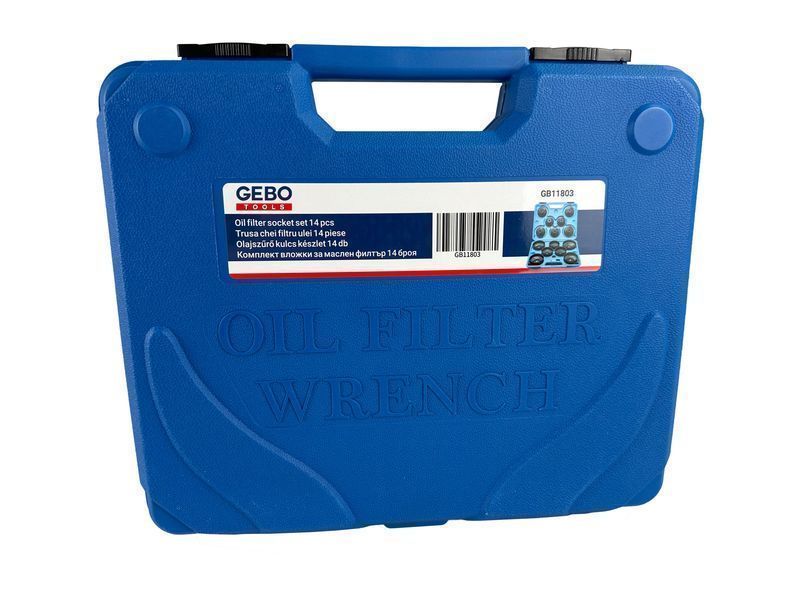 Комплект ключове за маслен филтър 14 броя gebo tools