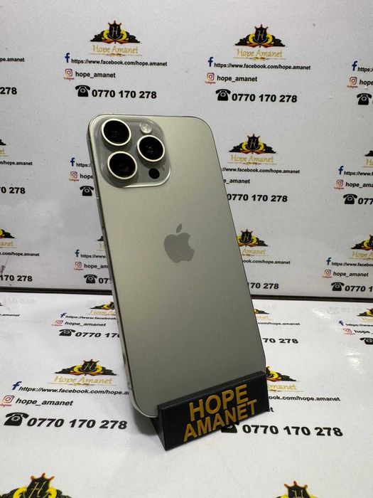 Hope Amanet P13 / iPhone 15 Pro Max /Natural Titanium / 256 GB