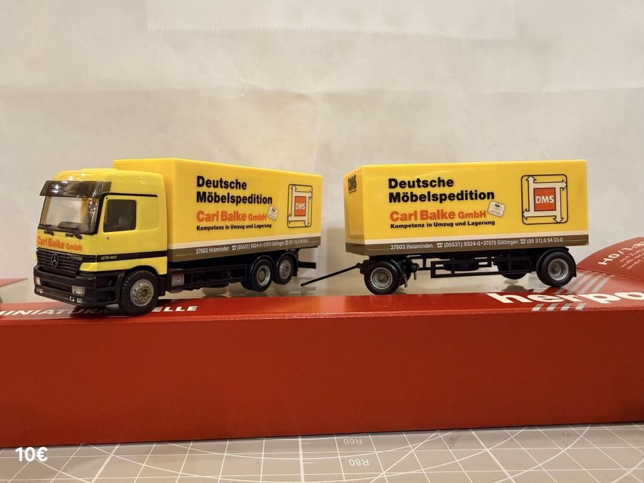 Камиончета Herpa мащаб H0 1:87