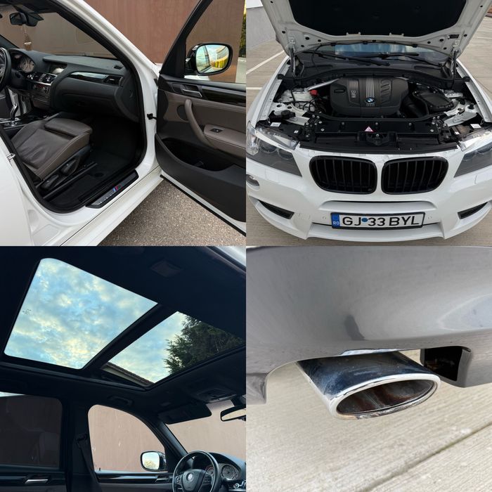 Bmw X3 *F25* *Xdrive* *184cp* *M pachet* *Panoramic*Alpinweiss*Camera