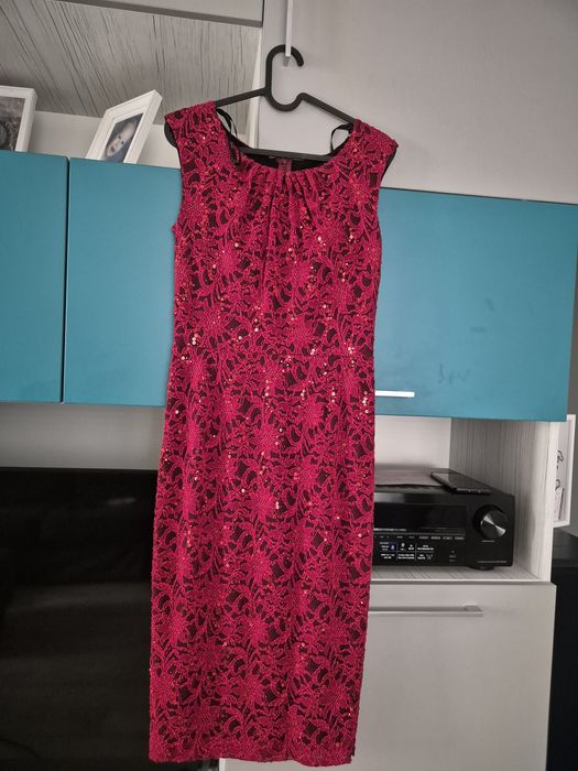 Rochie eleganta cocktail Crăciun eveniment măsură 36 Swing