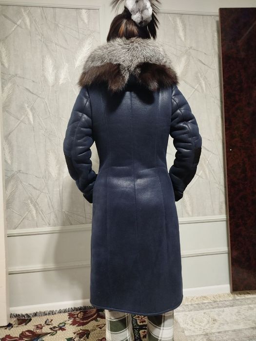 Зимняя теплая дублёнка