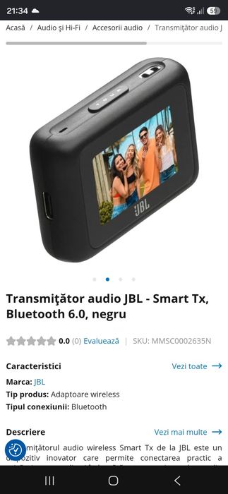 Transmițător audio JBL  Smart tx