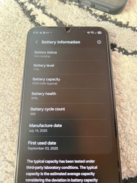 Vând Samsung Galaxy A17 5G (128GB / 4GB RAM) - Baterie 95% + Husă MagSafe
