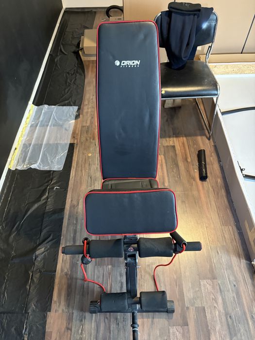 Vand banca de exercitii + greutati 20kg