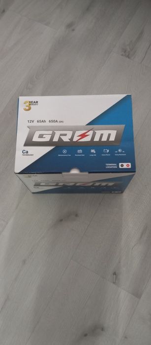 Акумулатор Grom 12V 65Ah 650A