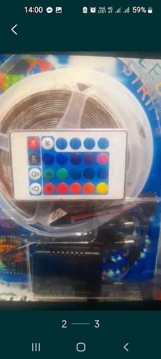 Banda Led cu telecomanda 5m metrou Iancului sau curier. 
VANZARE