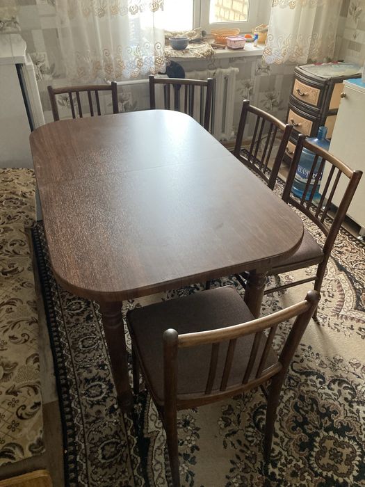 Стол и  6 стульев сост отл