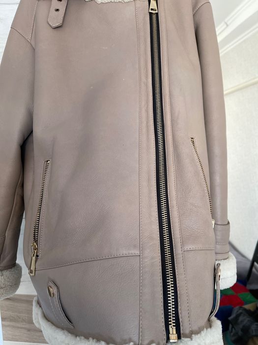 Натуральная дубленка авиатор