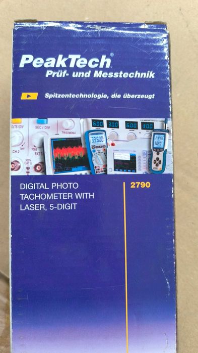 Tahometru Digital PeakTech 2790 cu Laser