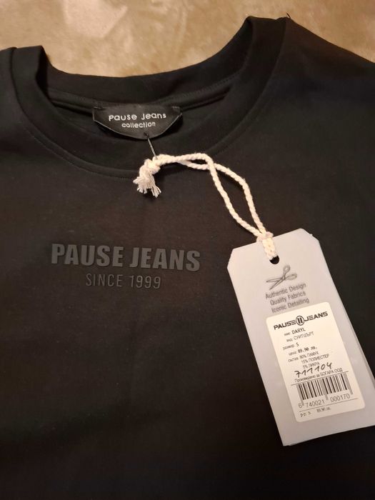 Суитшър / блуза PAUSE JEANS DARYL черна, размер S
