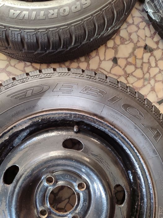 Метални джанти - 4 бр., комплект със зимни гуми