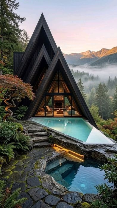 Строительство A-frame дома под ключ от 45 дней