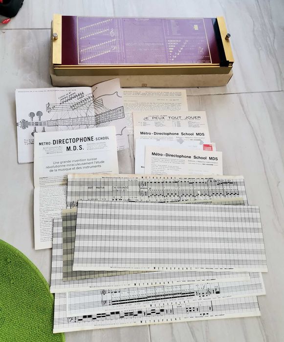 Métrophone Directophone School MDS 1965 aparat muzical rar colectie