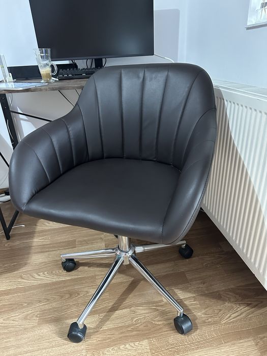 Vinsetto Scaun de Birou Ergonomic din Piele Ecologica