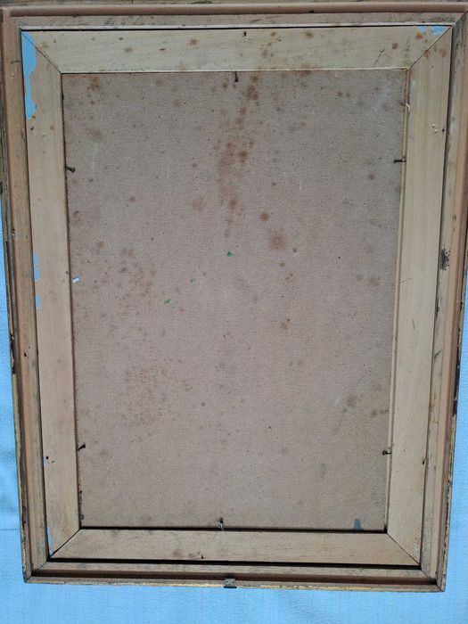 tablou pictura pe pfl 64/49 cm semnat
