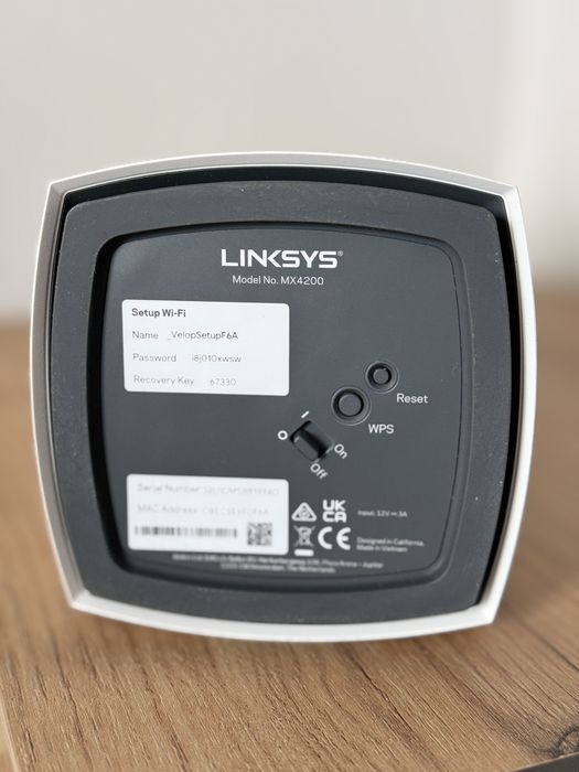 Linksys Velop MX4200 WiFi 6 Mesh рутер (AX4200)